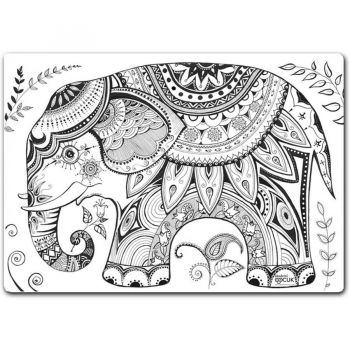 Plansa pentru Colorat Elefant