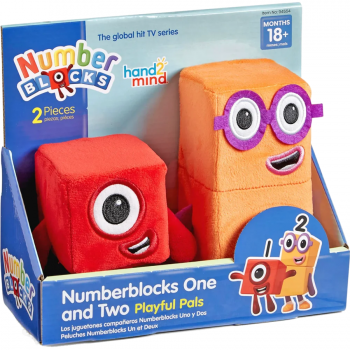 Set Mascote Numberblocks Unu Doi