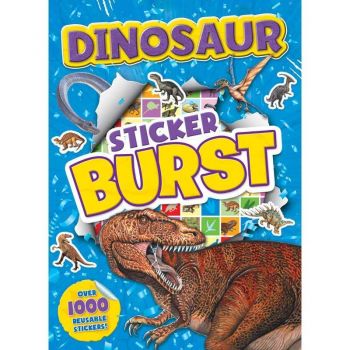 Carte de Activitati cu Peste 1000 de Stickere cu Dinozauri