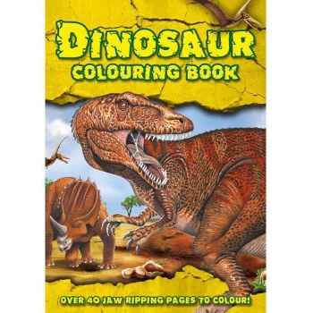 Carte de Colorat cu Dinozauri
