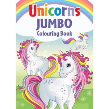Carte de Colorat Jumbo Unicorns