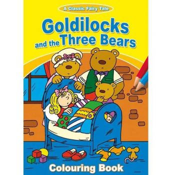 Carte de Colorat Poveste Goldilocks si Cei Trei Ursuleti