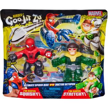 Figurina Goo Jit Zu Marvel Ultimate Spiderman vs Doctor Octopus