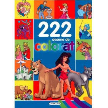 Jucarie Educativa 222 desene de colorat