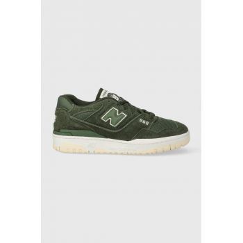 New Balance sneakers BB550PHB culoarea verde de firma originali