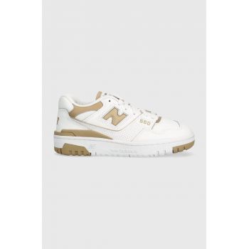 New Balance sneakers BBW550BT culoarea alb