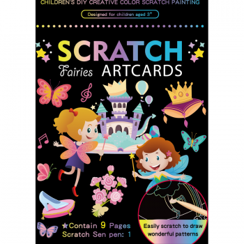 Set 9 planse razuibile Scratch ArtCards Zane