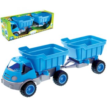 Jucarie Camion pentru copii cu remorca