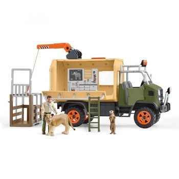 Jucarie Wild Life Big Truck Animal Rescue, play figure