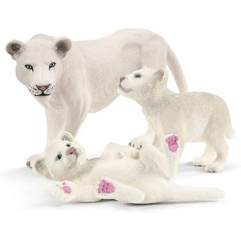Jucarie Wild Life mother lion with babies, toy figure