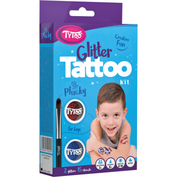 Set tatuaje temporare cu sclipici KKCTT2213011 Plucky