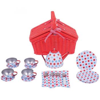 Setul Meu De Picnic Cu Buline 19 Accesorii