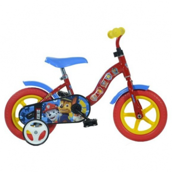 Bicicleta Copii Paw Patrol 10 inch Rosu-Albastru