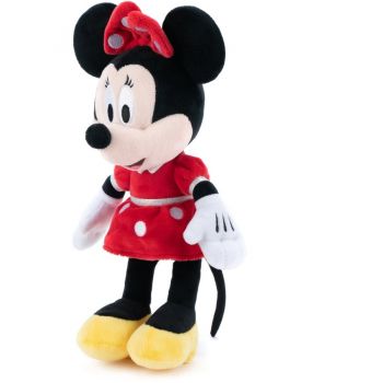 Jucarie de plus Minnie cu rochita rosie 35cm