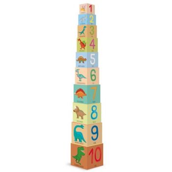 Jucarie Eco Blocks Dinozauri