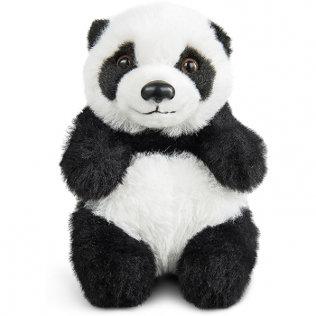 Panda de plus 17cm Black White