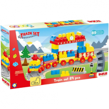 Set De Constructie Trenulet 89 Piese