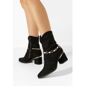 Botine dama elegante Devana negre