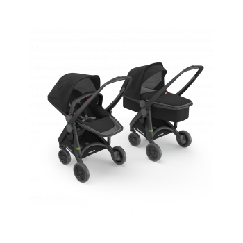 Carucior copii 2 In 1 100% Ecologic Negru