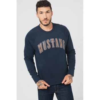 Bluza sport cu imprimeu si maneci raglan Ben la reducere