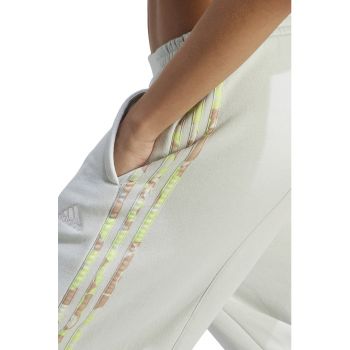 Pantaloni sport cu talie inalta si buzunare laterale