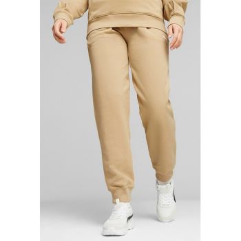 Pantaloni sport cu talie inalta si buzunare oblice