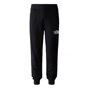 Pantaloni sport de bumbac cu talie elastica