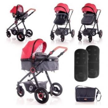 Carucior Alexa Set Cherry Red ieftin