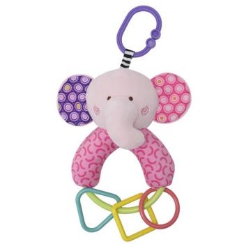 Jucarie de plus Forme Geometrice Zornaitoare 20cm Elefant