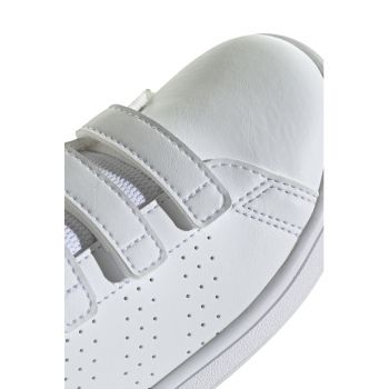 Pantofi sport din piele ecologica cu inchidere velcro Advantage Court