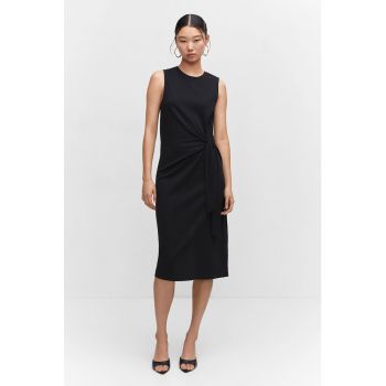 Rochie midi cu detaliu innodat Fertina