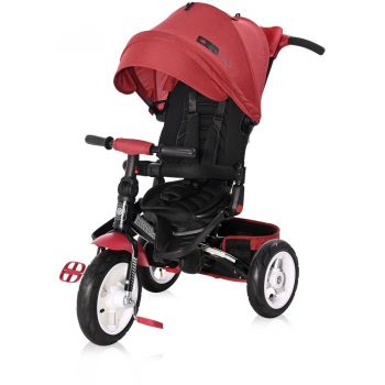 Tricicleta JAGUAR AIR Wheels 10050392103 1-3 ani 20kg Red & Black ieftina