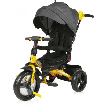 Tricicleta JAGUAR EVA Wheels 10050292101 1-3ani Black & Yellow de firma originala