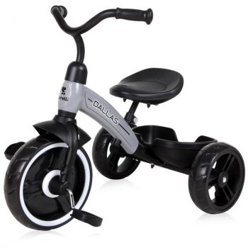 Tricicleta pentru copii 10050500005 Sezut Reglabil Greutate Maxima 25kg Dallas Grey ieftina
