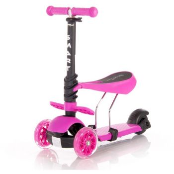 Trotineta pentru copii 10390020004 Smart 0-20kg Pink