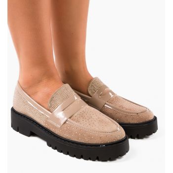 Pantofi Casual Kareem Bej 2