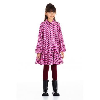 Rochie lejera cu imprimeu geometric