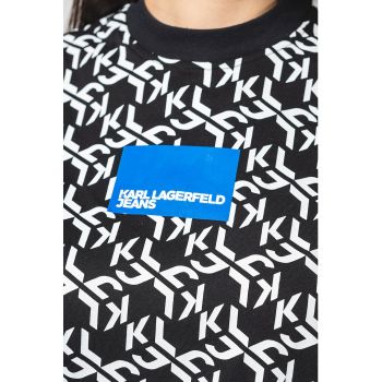 Rochie-tricou cu imprimeu logo