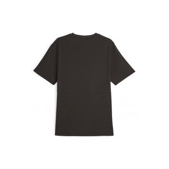 Tricou de bumbac cu imprimeu logo supradimensionat Power