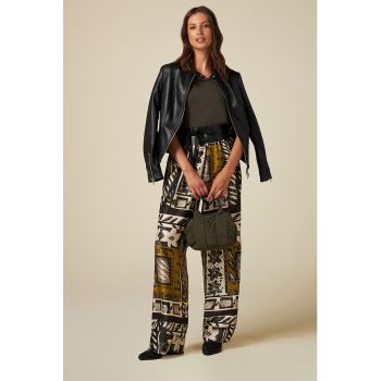 Pantaloni ampli de satin