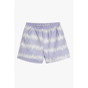 Pantaloni scurti cu model tie dye