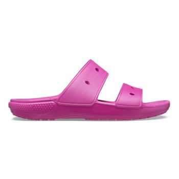 Papuci Crocs Classic Crocs Sandal Roz - Fuchsia Fun ieftini