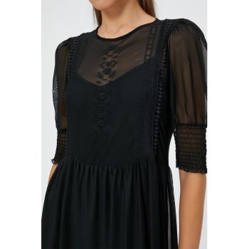 Rochie maxi evazata