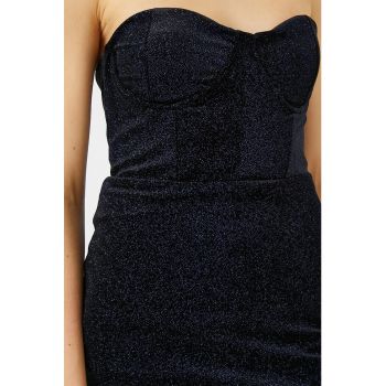 Rochie mini cu aspect stralucitor