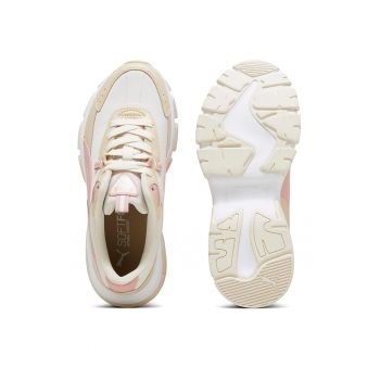 Pantofi sport de piele ecologica cu insertii de plasa Cassia Via