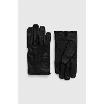 Lindbergh manusi de piele barbati, culoarea negru