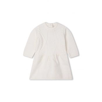 Michael Kors rochie fete culoarea alb, mini, drept