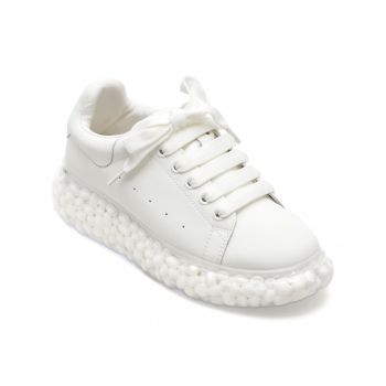 Pantofi GRYXX albi, 139, din piele naturala ieftina