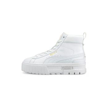 Pantofi sport high-top de piele cu insertii de piele ecologica Mayze