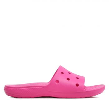 Papuci Classic Crocs Slide Iconic Crocs Comfort Roz - Juice de firma originali